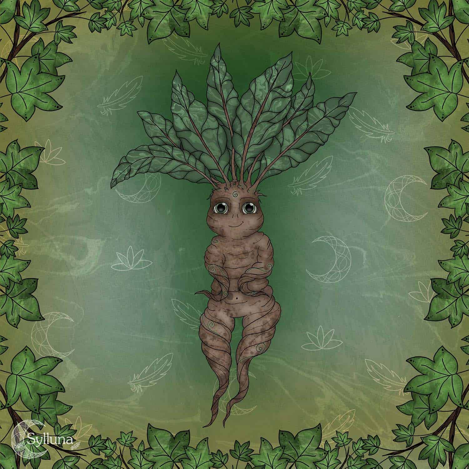 Mandragora-Mandrake--Mythologische Wezens-Thema-Producten-SBDesignsCreations