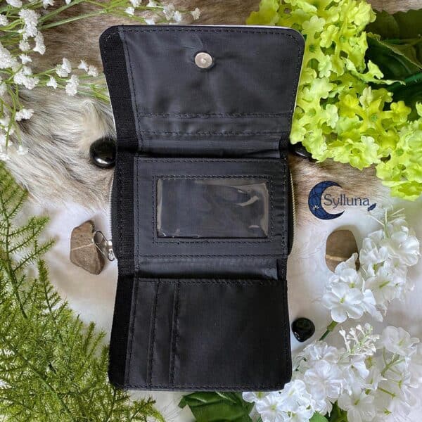 Portemonnee met Rits-Binnenkant-Achterkant-Briefgeld-Muntgeld-Sylluna 1
