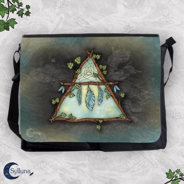 Element Lucht Natuurmagie Schoudertas Rechthoek Groot