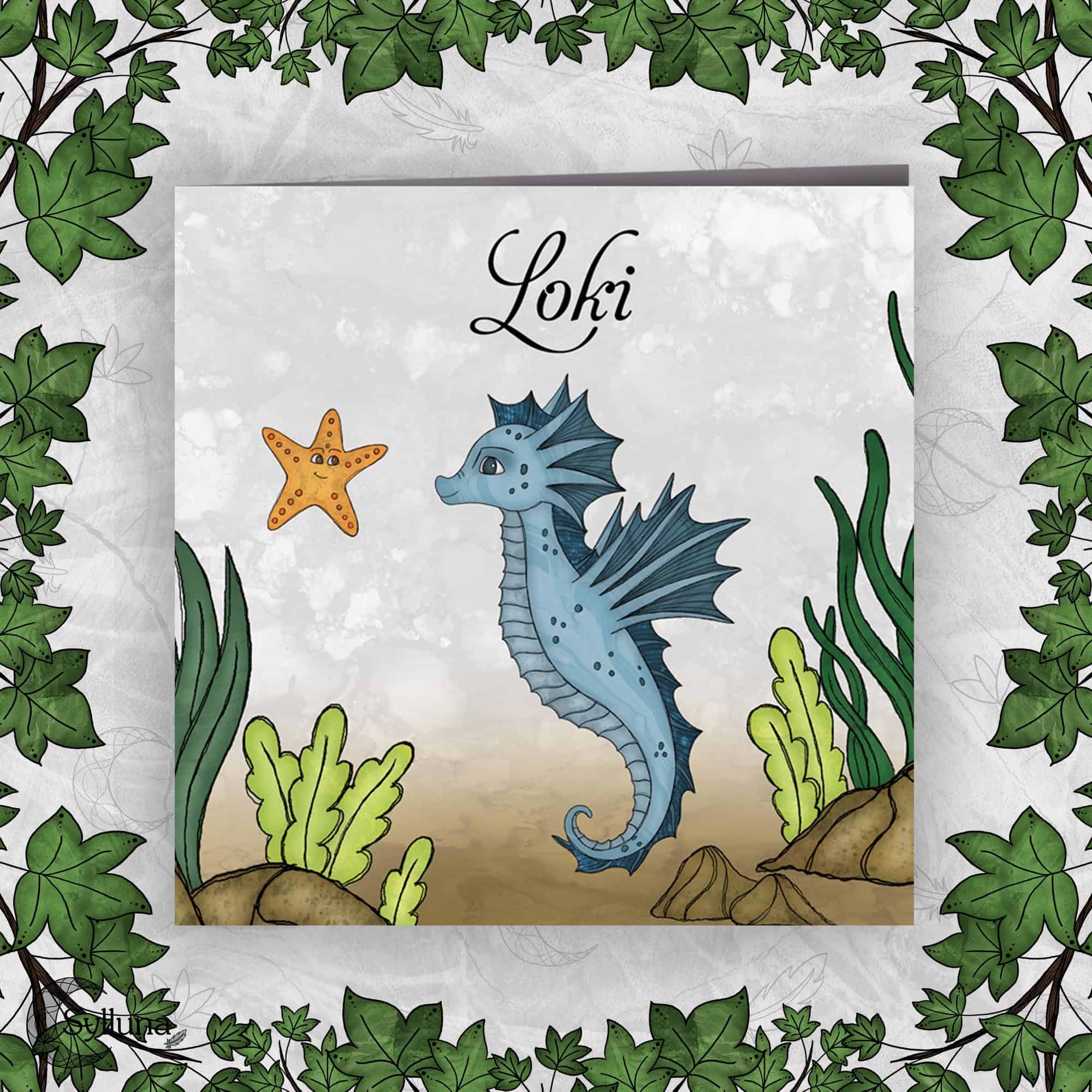 Magische Geboortekaartjes-Lief en handgetekend-Sylluna