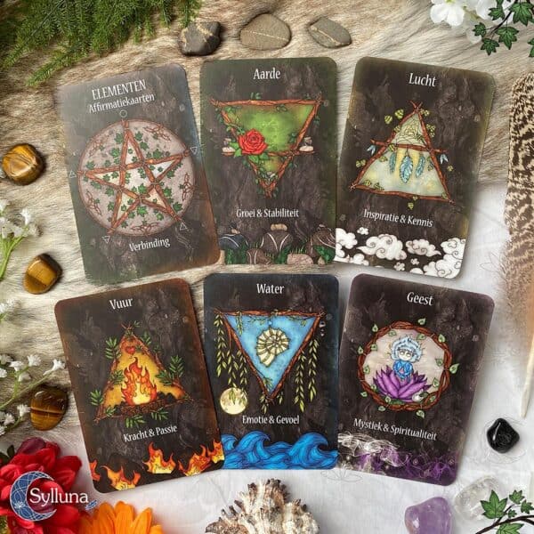 Elementen Affirmatiekaarten-Elementenmagie-Sylluna 1