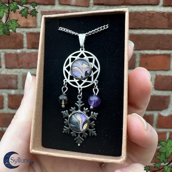 Rauhnachten Sieraden-Dromenvanger-Sneeuwvlok-Sylluna 2