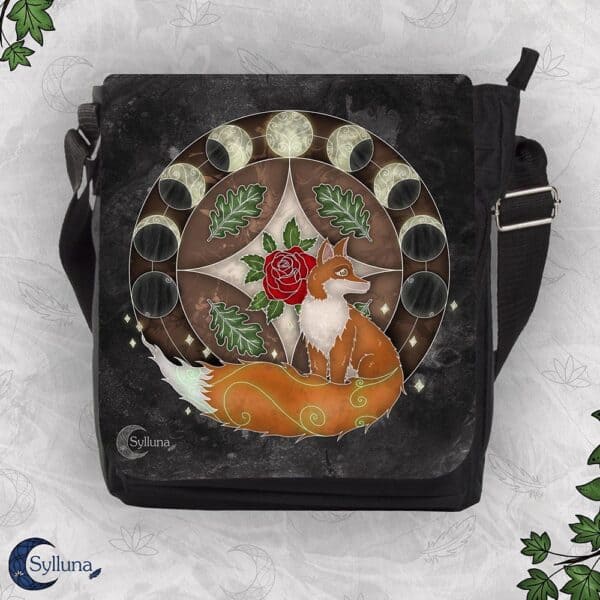 Vos Krachtdier Tas- Vierkant Klein Schoudertas Sylluna