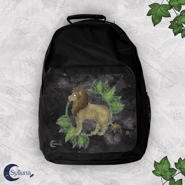 Leeuw Krachtdier-Magie van de Leeuw Rugtas-Backpack Sylluna