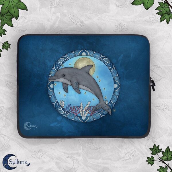 Laptop Hoes-Magie van de Dolfijn Large