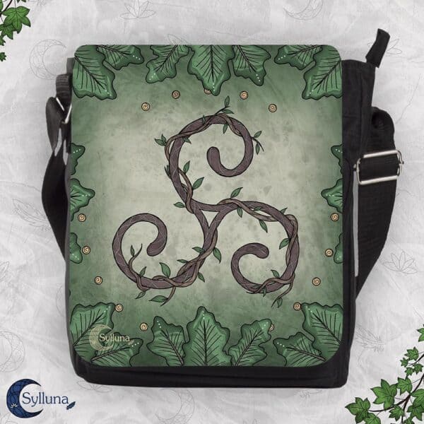 Triskelion Triskele Druide Pagan Schoudertas Natuurmagie Magische Symbolen Keltisch